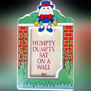 Vintage Russ Humpty Dumpty Ceramic Frame